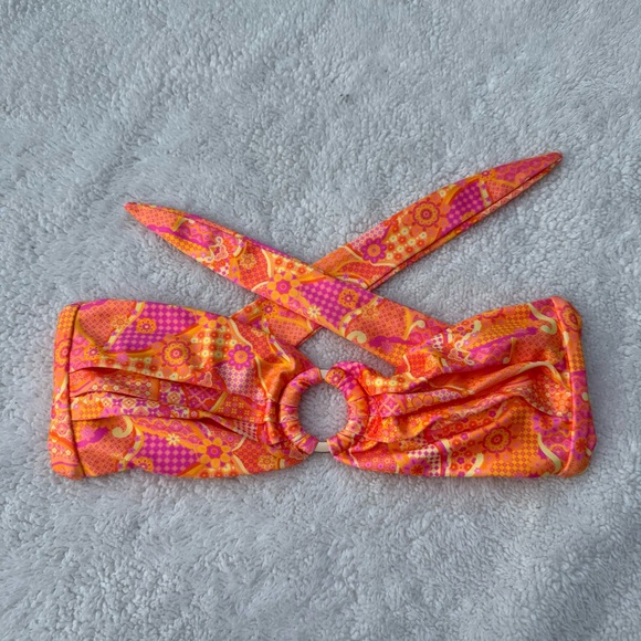 Kulani Kinis Other - Kulani Kinis Orange and Pink Bikini Top